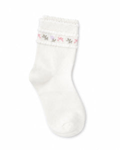 Sweet Floral Baby Girl Socks –  Pack of 5