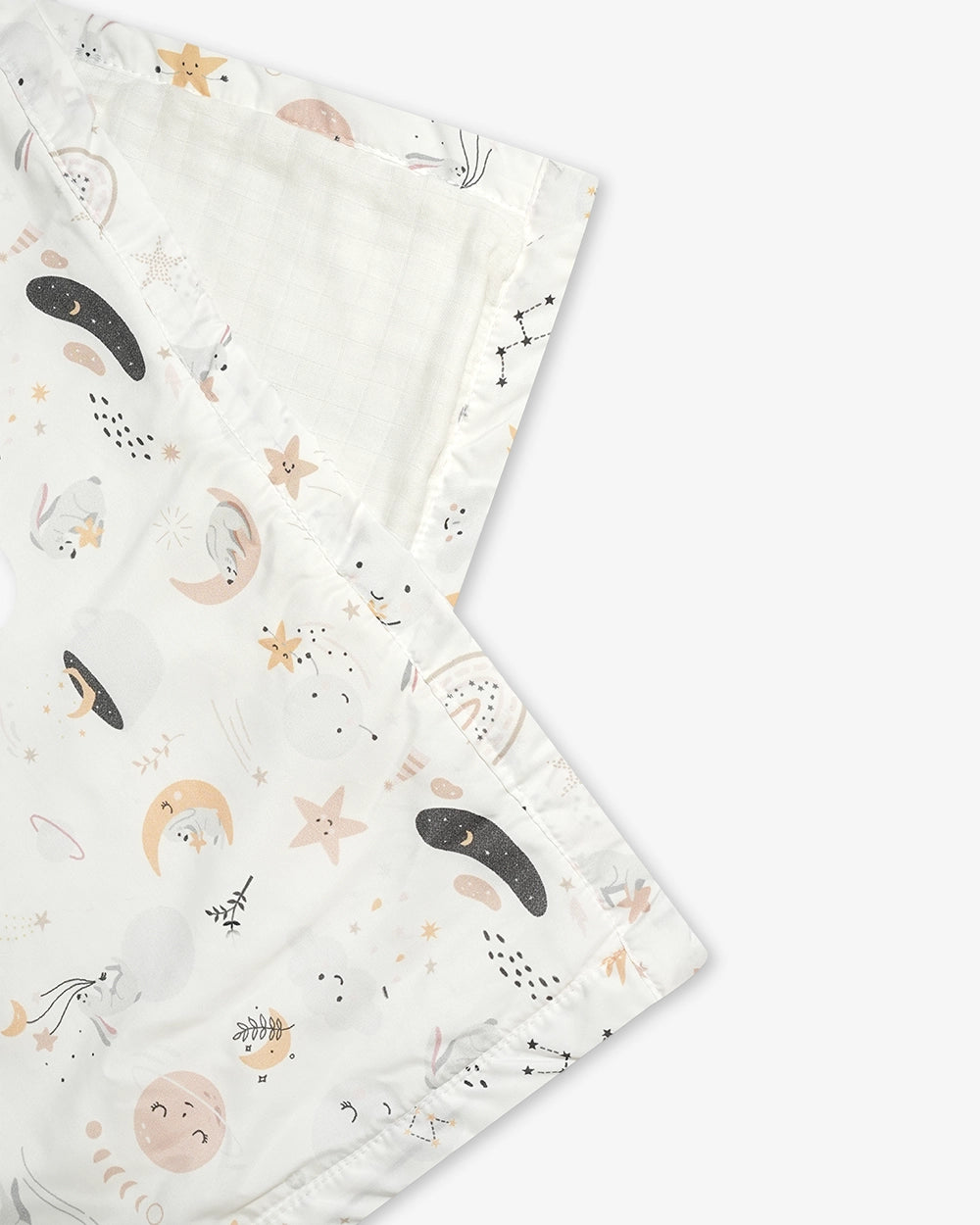 Baby Blanket Dreamy Night White