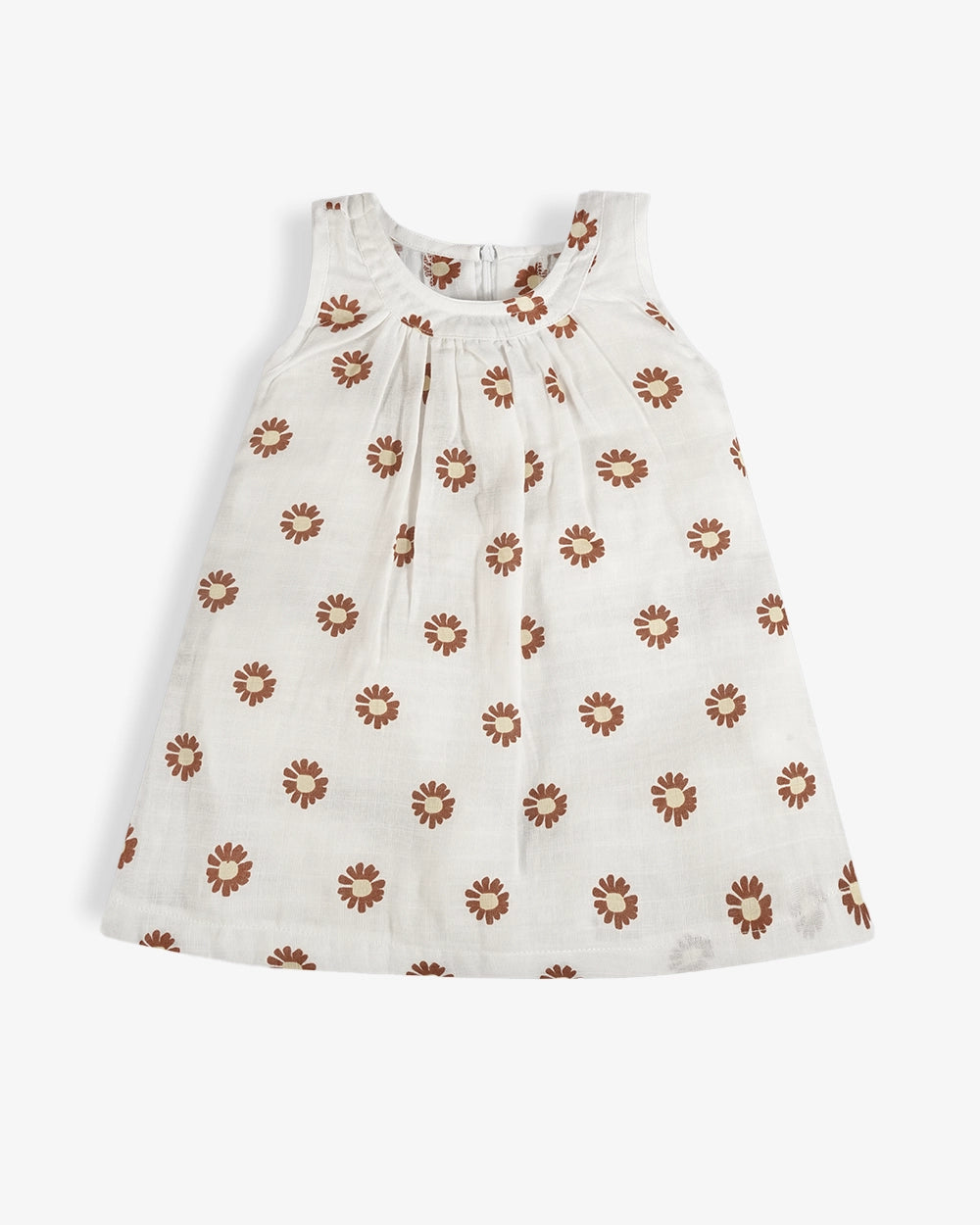 Baby Frock-Zipper Floral