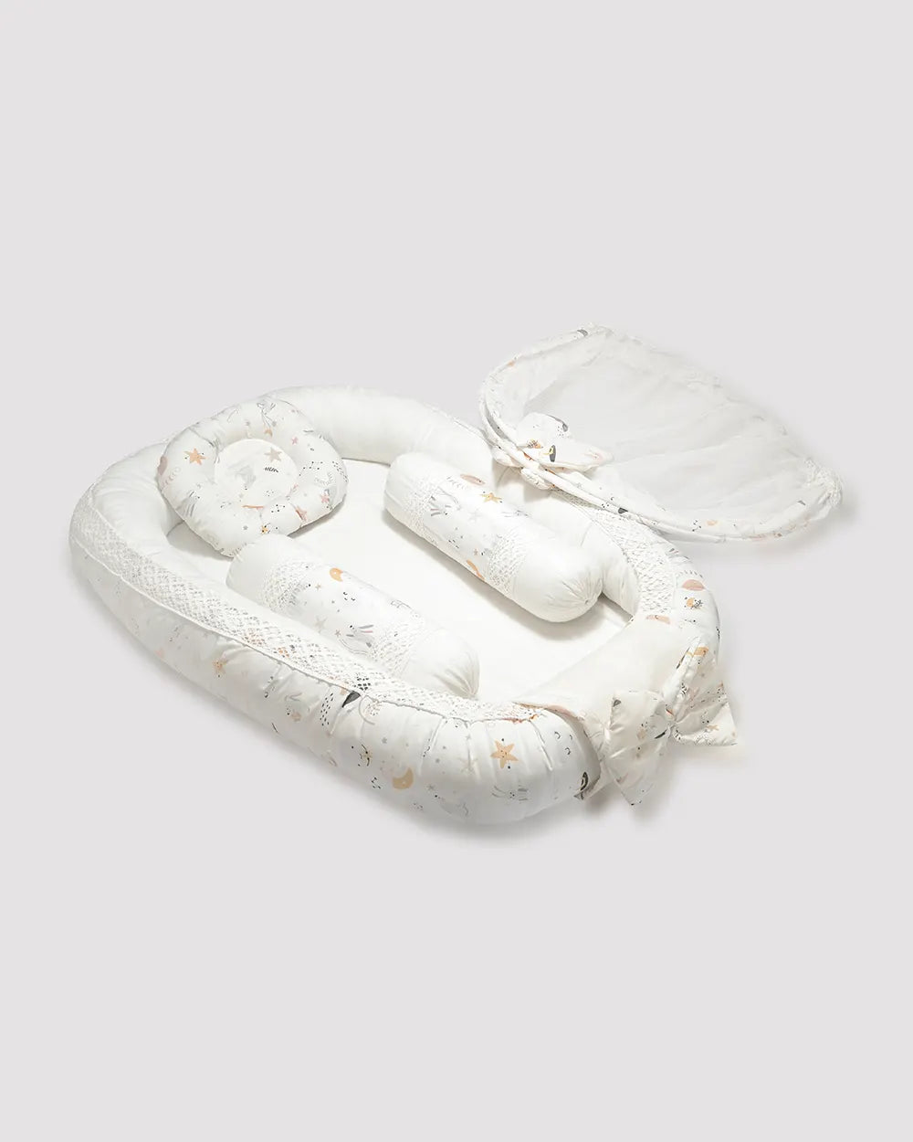 Baby Nest Bed Dreamy Night White