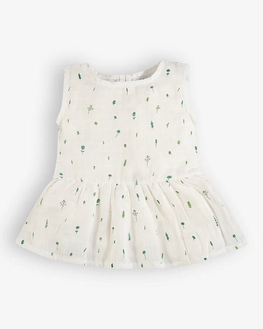 Baby Frock-Button Leaf Foliage