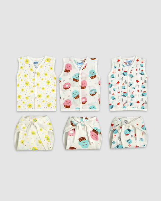 Cupcake Dreams Jablas and Nappies Combo Pack of 3