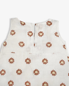Baby Frock-Zipper Floral
