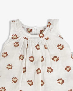 Baby Frock-Zipper Floral