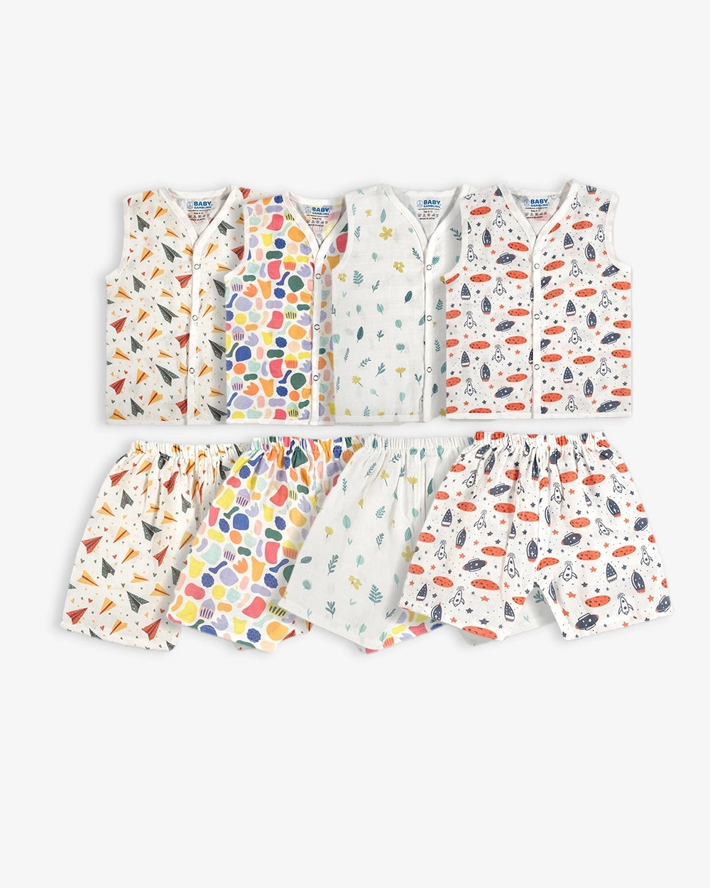Playtime Set Jablas and Shorts Combo Pack of 4