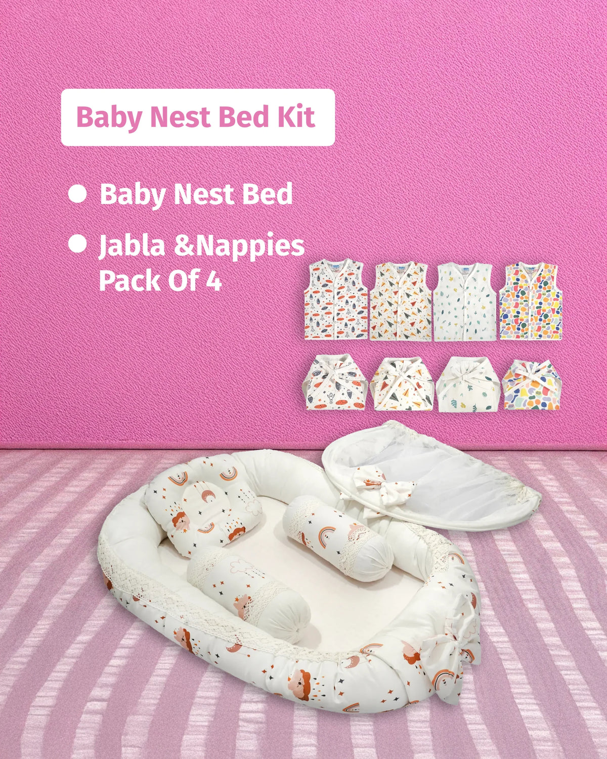 Baby Nest Bed Kit Sleepy Bear