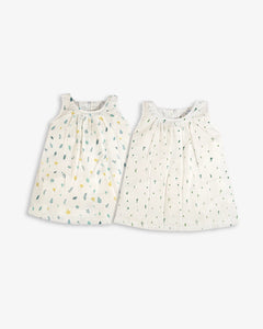 Soft Zip Frocks Combo Pack of 2
