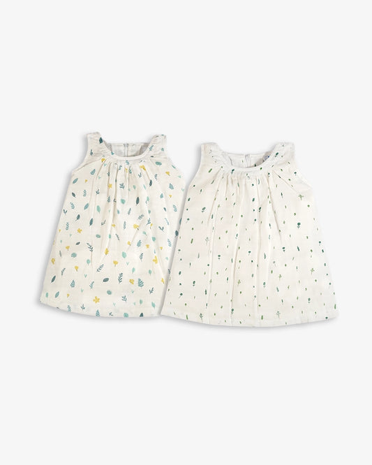 Soft Zip Frocks Combo Pack of 2