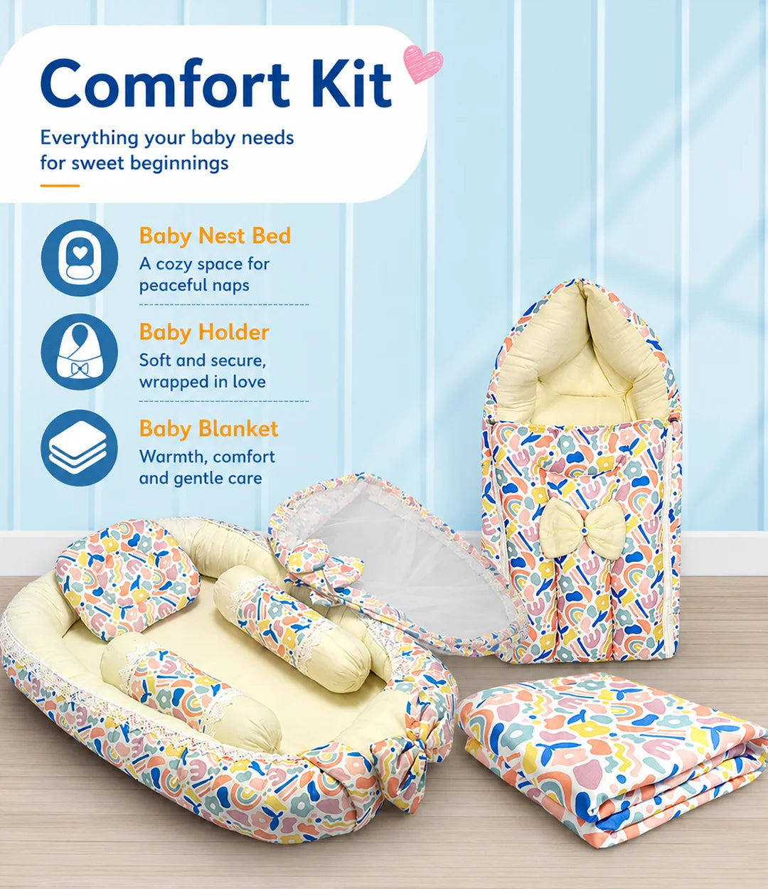 Floral Doodle Comfort Kit