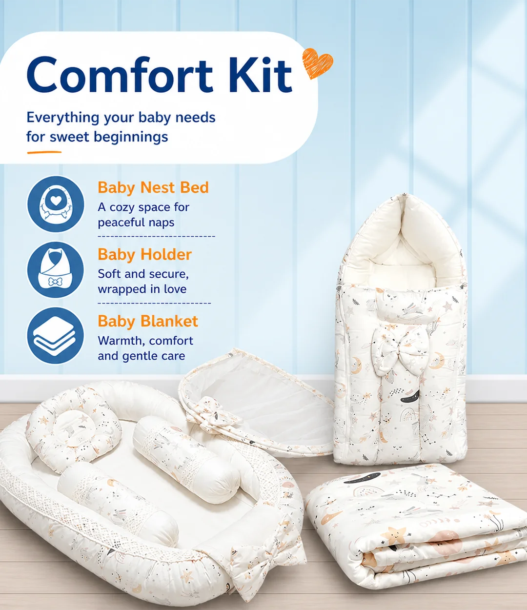 Dreamy Night White Comfort kit