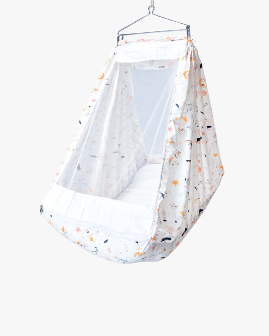 Baby Cradle Bed Dreamy Night White