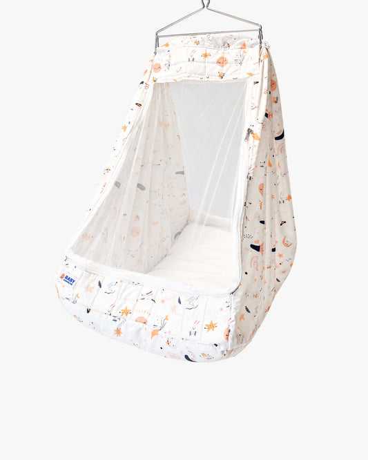 Baby Cradle Bed Dreamy Night White