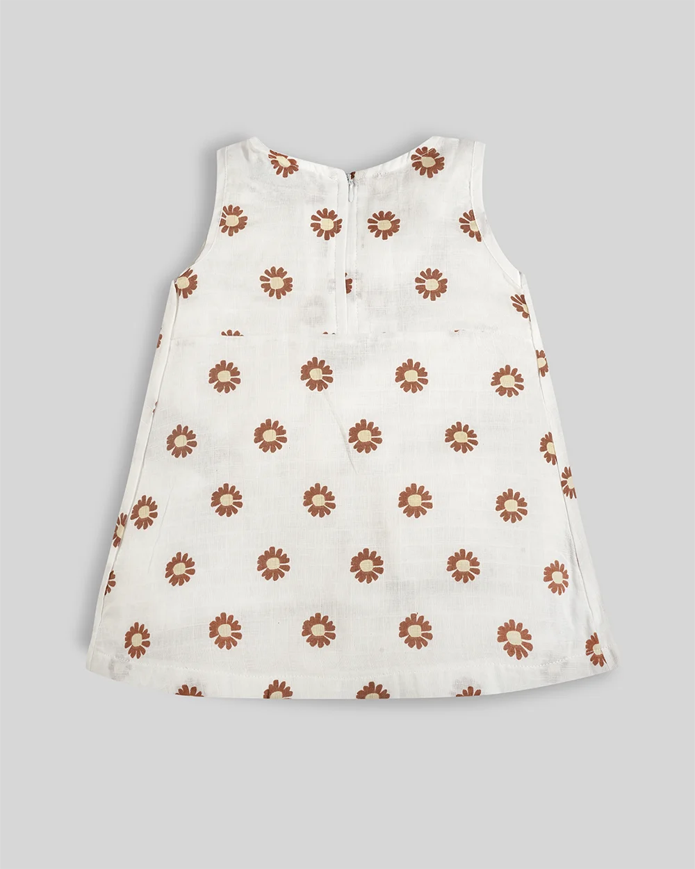 Baby Frock-Zipper Floral
