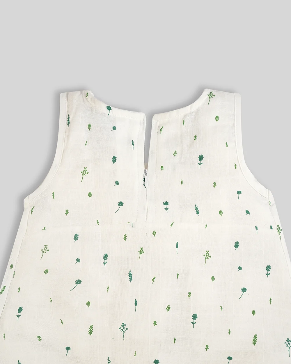 Baby Frock-Zipper Leaf Foliage