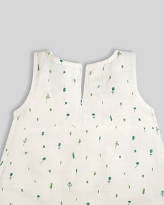 Baby Frock-Zipper Leaf Foliage