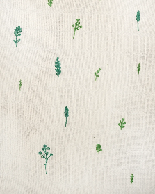 Baby Frock-Button Leaf Foliage