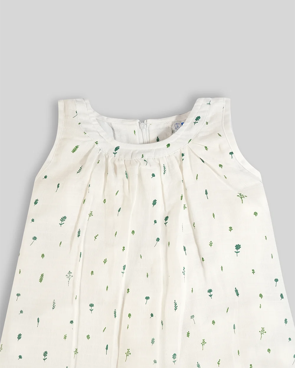 Baby Frock-Zipper Leaf Foliage