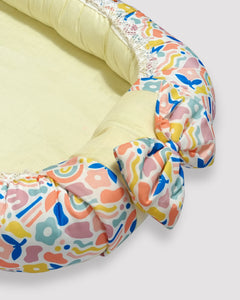 Baby Nest Bed Floral Doodle