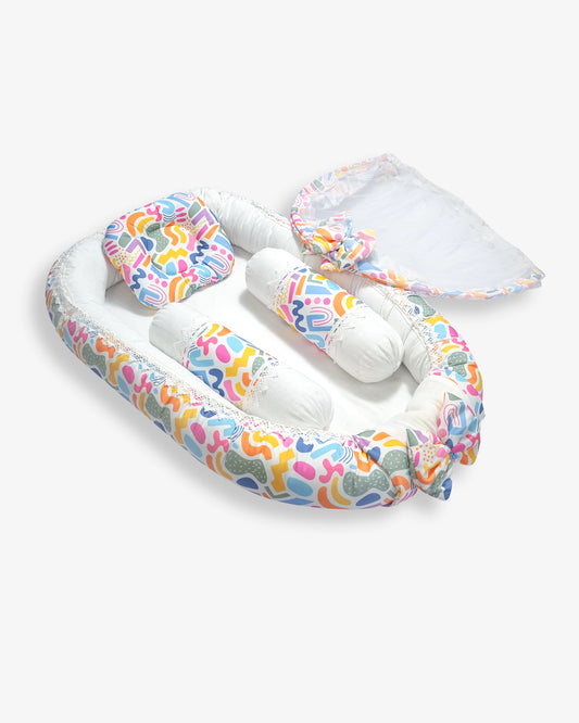 Baby Nest Bed Colour Splash