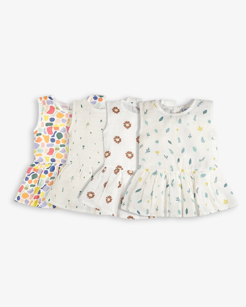 Button Adorable Button Frocks Combo pack of 4