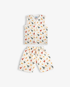 Paper Plane Jabla Shorts Set
