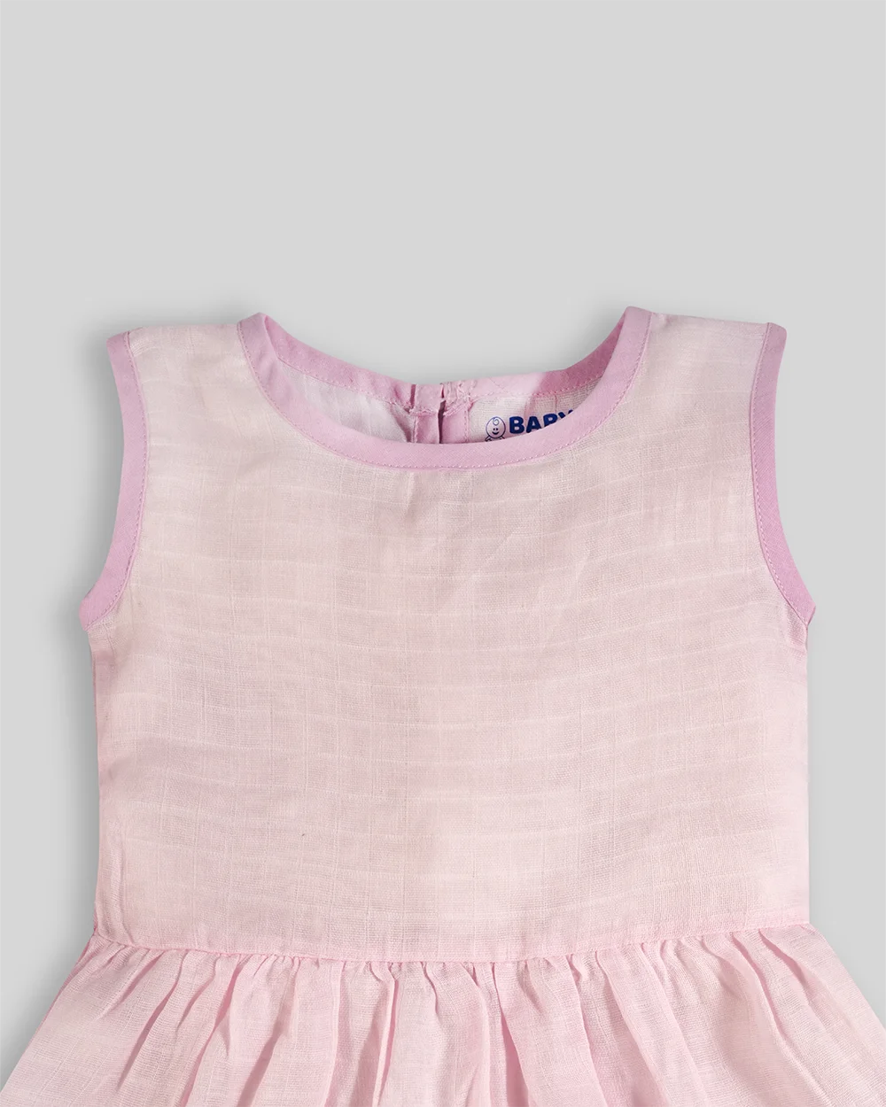 Baby Frock-Button Pink
