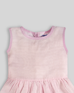 Baby Frock-Button Pink