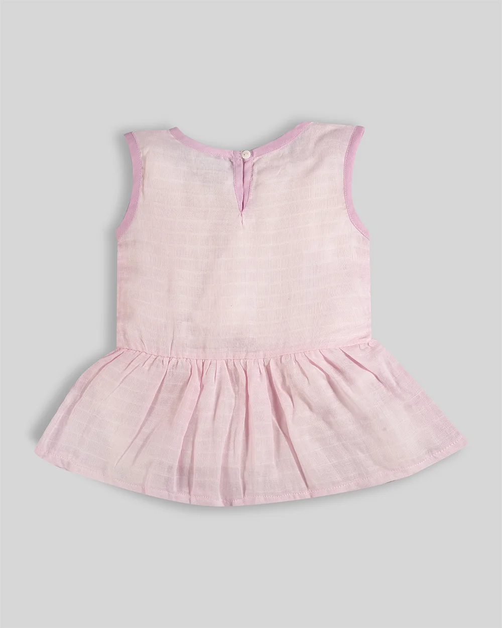 Baby Frock-Button Pink