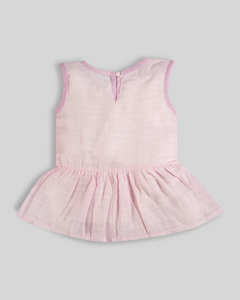 Baby Frock-Button Pink