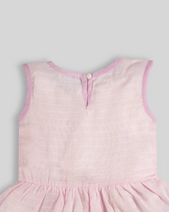 Baby Frock-Button Pink