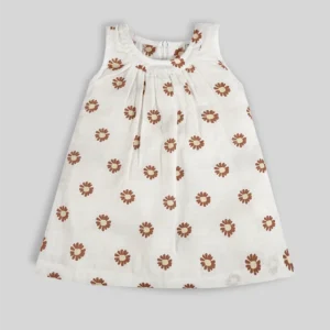 Baby Frock-Zipper Floral