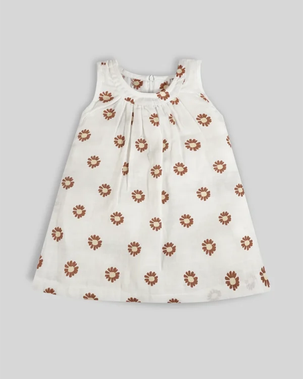 Baby Frock-Zipper Floral 