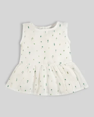 Baby Frock-Button Leaf Foliage