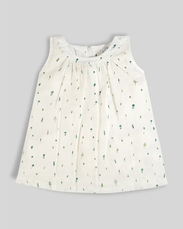 Baby Frock-Zipper Leaf Foliage