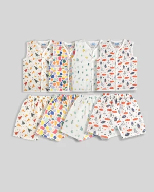 Playtime Set Jablas and Shorts Combo Pack of 4