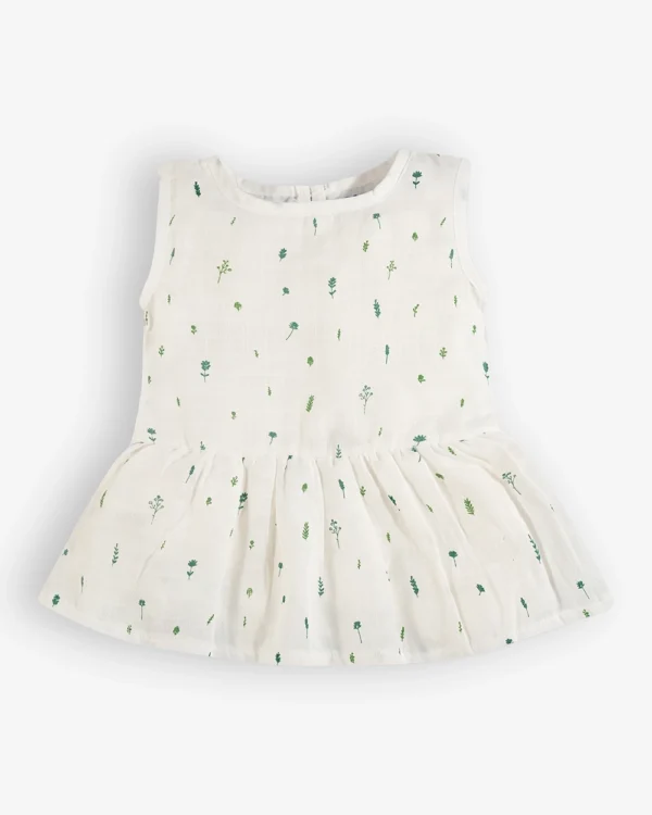 Baby Frock-Button Leaf Foliage