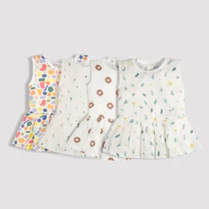 Button Adorable Button Frocks Combo pack of 4