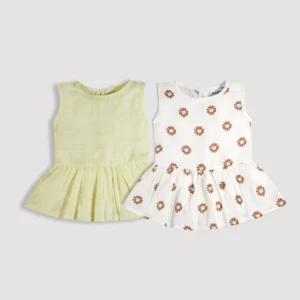 Little Button Frocks Combo Pack of 2