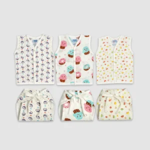 Penguin & Cupcake Jablas and Nappies Combo Pack of 3