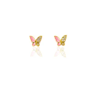 Rose Wing Delight Stud