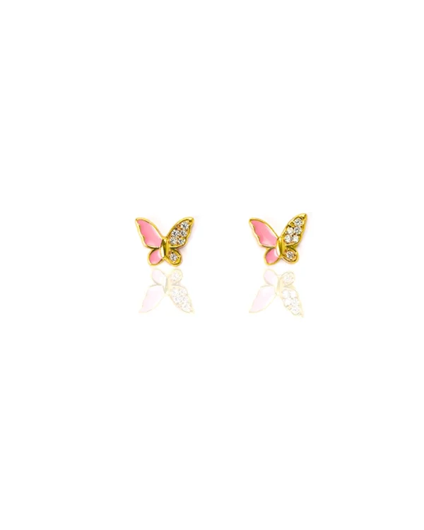 Rose Wing Delight Stud