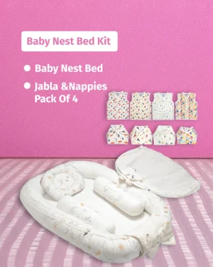 Baby Nest Bed Kit Dreamy Night White